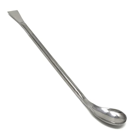 A2Z Scilab Double Ended Ellipso Square & Angled Left Spoon Lab Spatula 7" A2Z-ZR125
